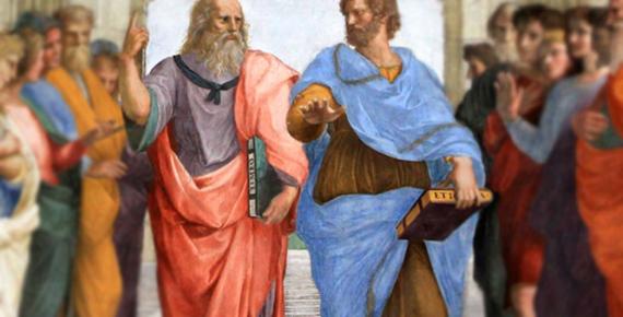 The School of Athens: Plato and Aristotle 