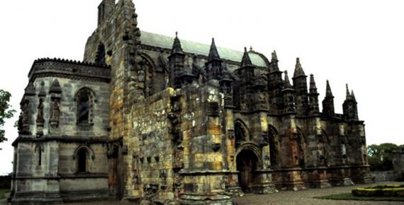 Rosslyn Chapel Founded in the early 15th century by Wm. St. Clair, Earl of Orkney.