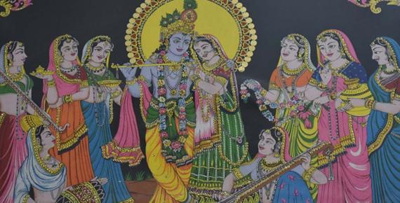 Radha Krishna Painting