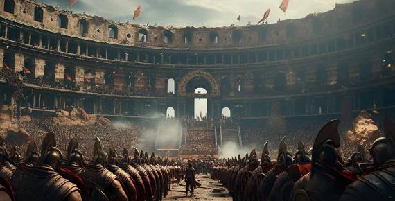Vespasian, Founder of the Flavian dynasty built the Colosseum in Rome (  rpbmedia/ Adobe Stock)