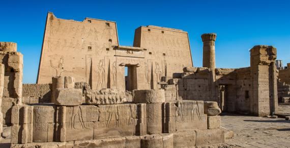 The Ptolemaic Temple of Horus at Edfu.