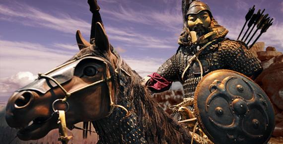 A Mongolian Cavalry recreation, from Genghis Khan: The Exhibition 