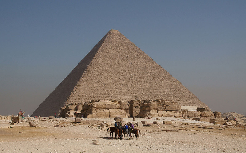 The Great Pyramid of Giza.