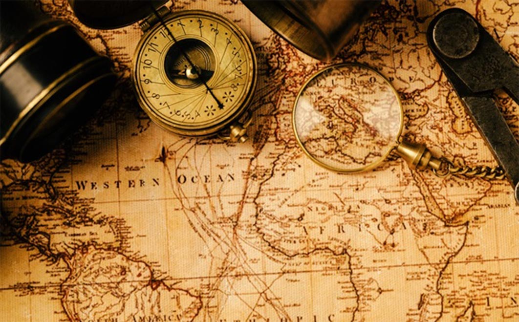 Travel geography navigation concept background. (fotoatelie/ Adobe Stock)