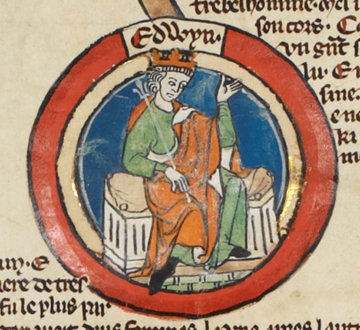 A young King Eadwig. (Public Domain)